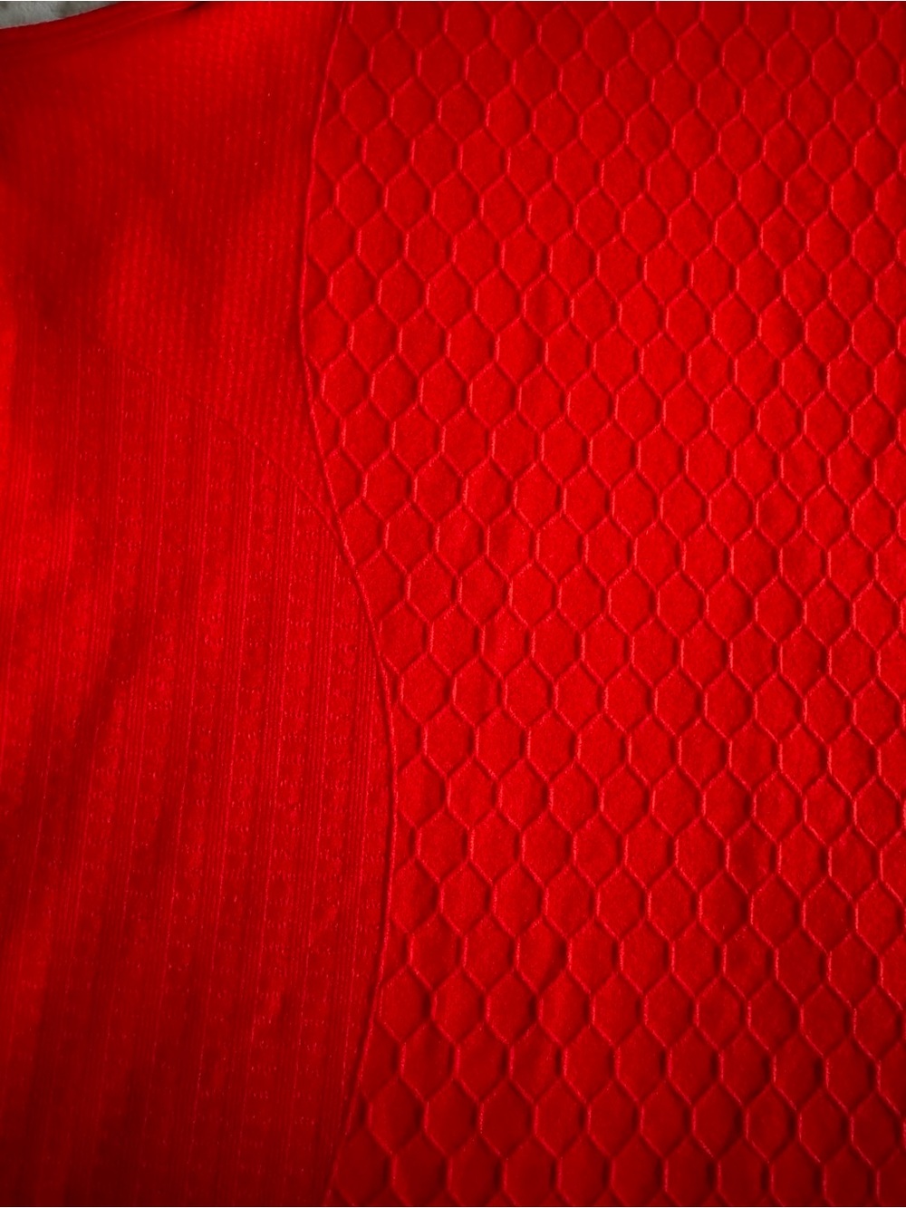 Athleta Bright Red Textured Sleeveless Tank - Picture 2 of 5